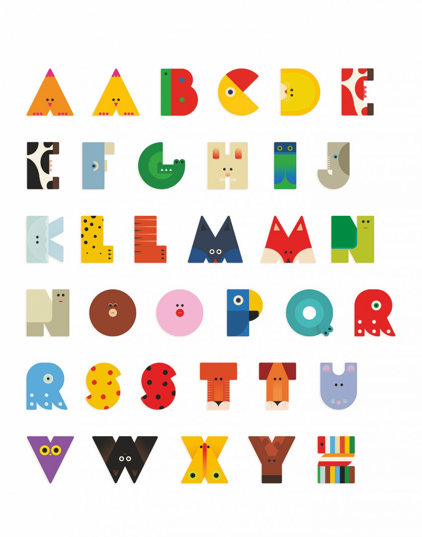 Graphic letters – Wooden Baby Toys Make Wonderful Gifts