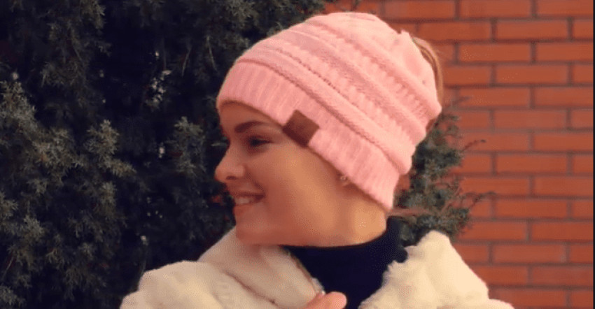 What do you think of when you hear Beanie With Ponytail Hole?