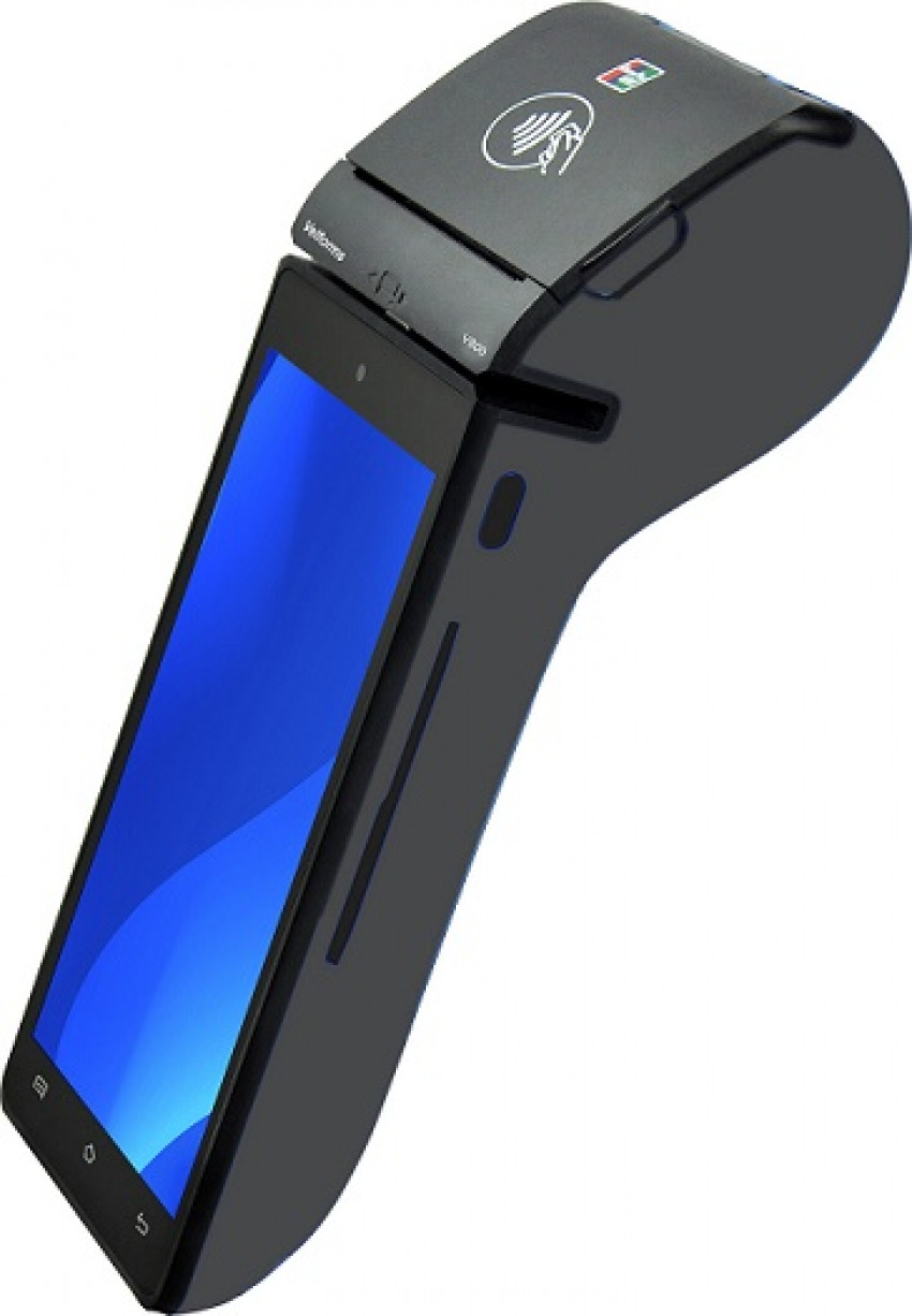 What are the roles of the Touch screen terminal V800?
