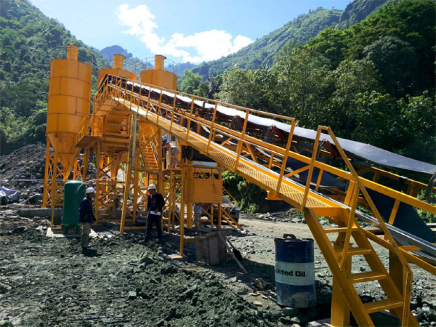 Portable Concrete Plants Make The On-Site Work Easy