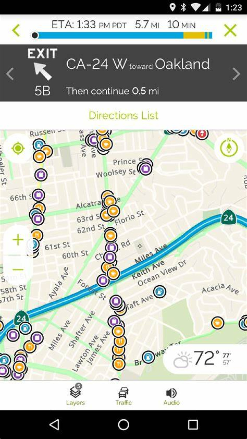 What is the difference between MapQuest Driving Directions and Google Map