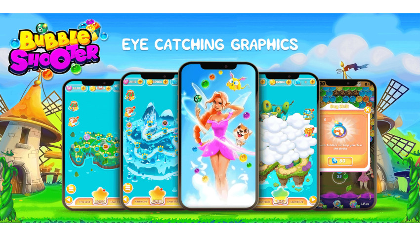 Bubble Shooter 2024: Bubble Pop - A Bubbly Extravaganza of Joyful Popping!