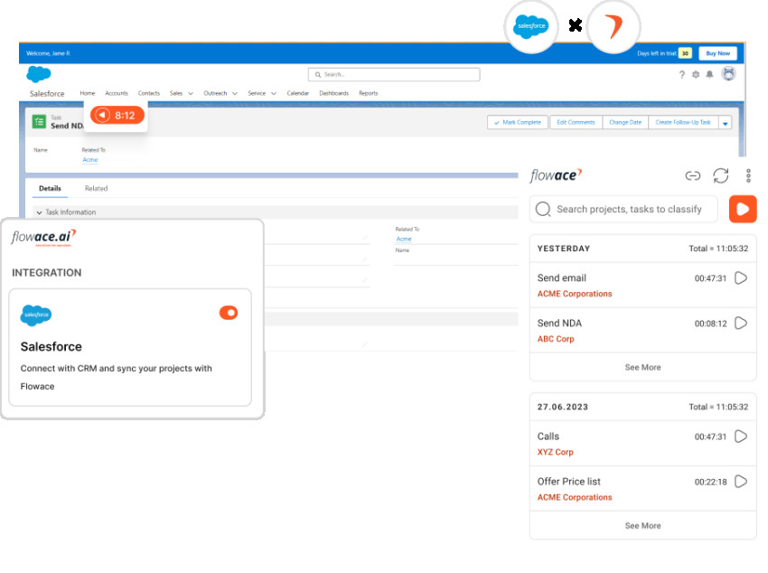 Optimizing Remote Work Efficiency: The Crucial Role of Salesforce Time Tracking Integration