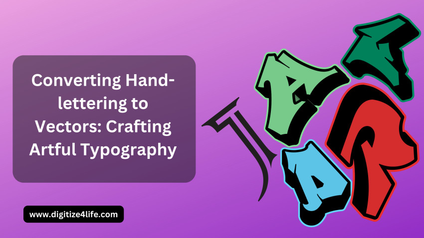 Converting Hand-lettering to Vectors: Crafting Artful Typography