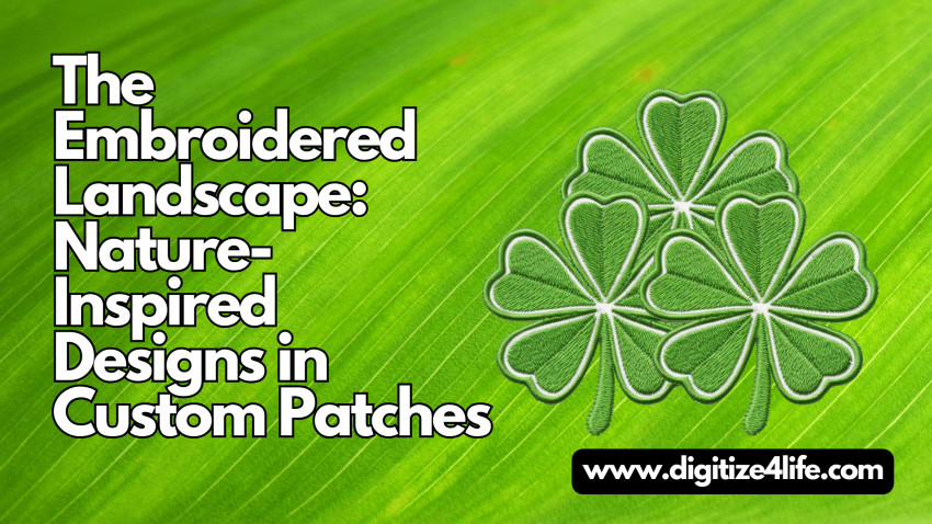The Embroidered Landscape: Nature-Inspired Designs in Custom Patches