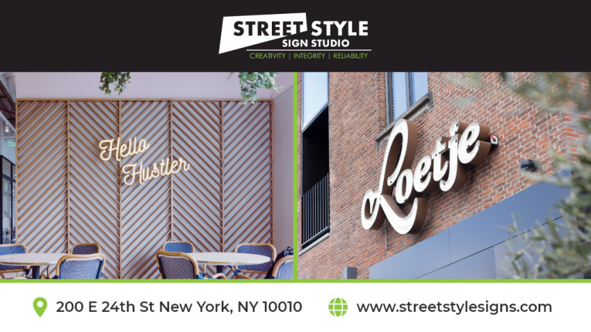 Elevate Your Business with Custom Signage from Street Style Sign Studio