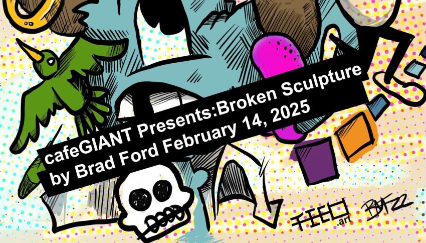 Brad Ford: Broken Sculpture Digital Dada off-the-wall cafeGIANT at FEED.art