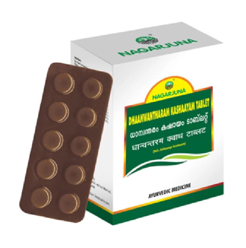 Experience the Benefits of Nagarjuna Ayurveda Dhanwantharam Kashaayam Tablets