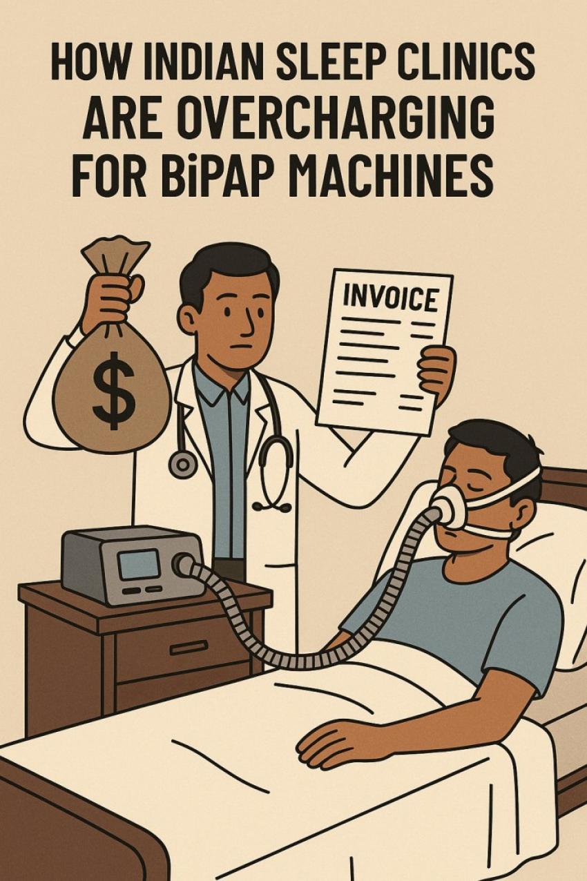 How Indian Sleep Clinics Are Overcharging for BiPAP Machines
