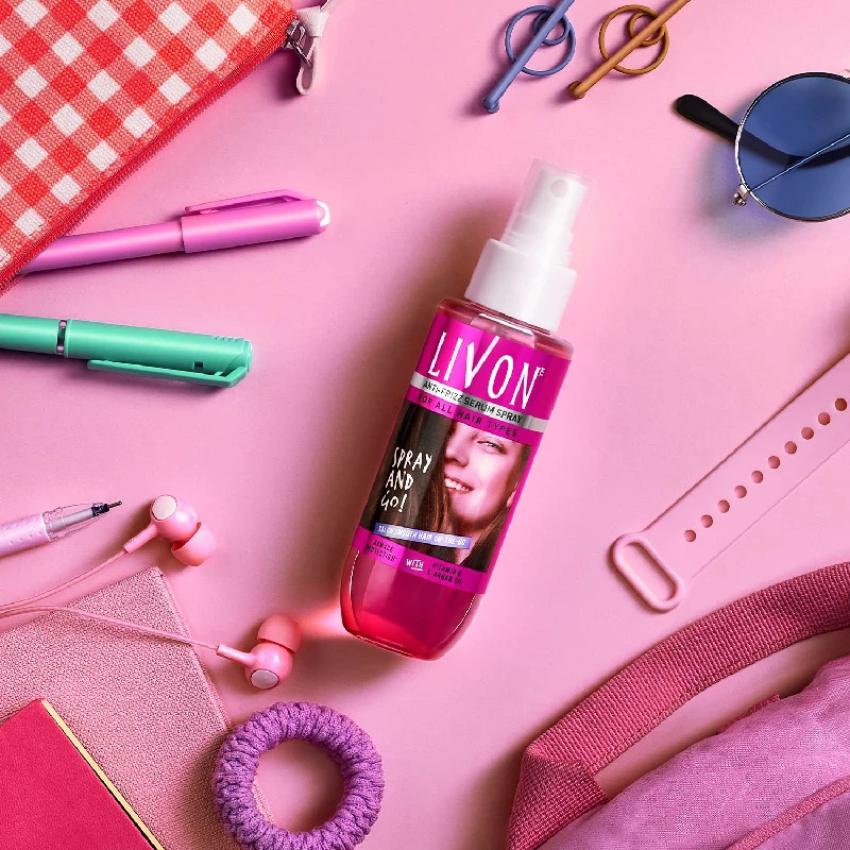 Smooth Hair Anytime, Anywhere with Livon Shake and Spray