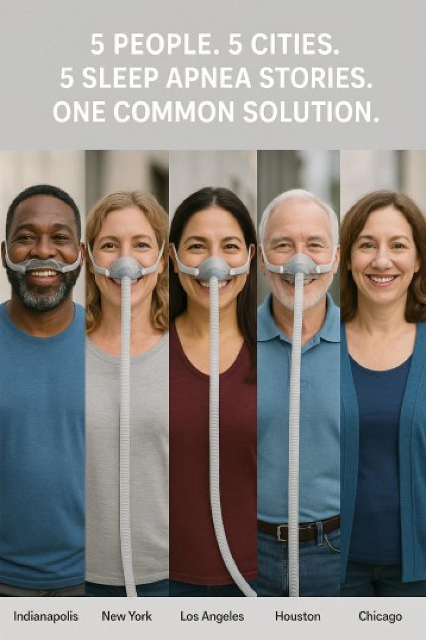 5 People. 5 Cities. 5 Sleep Apnea Stories. One Common Solution