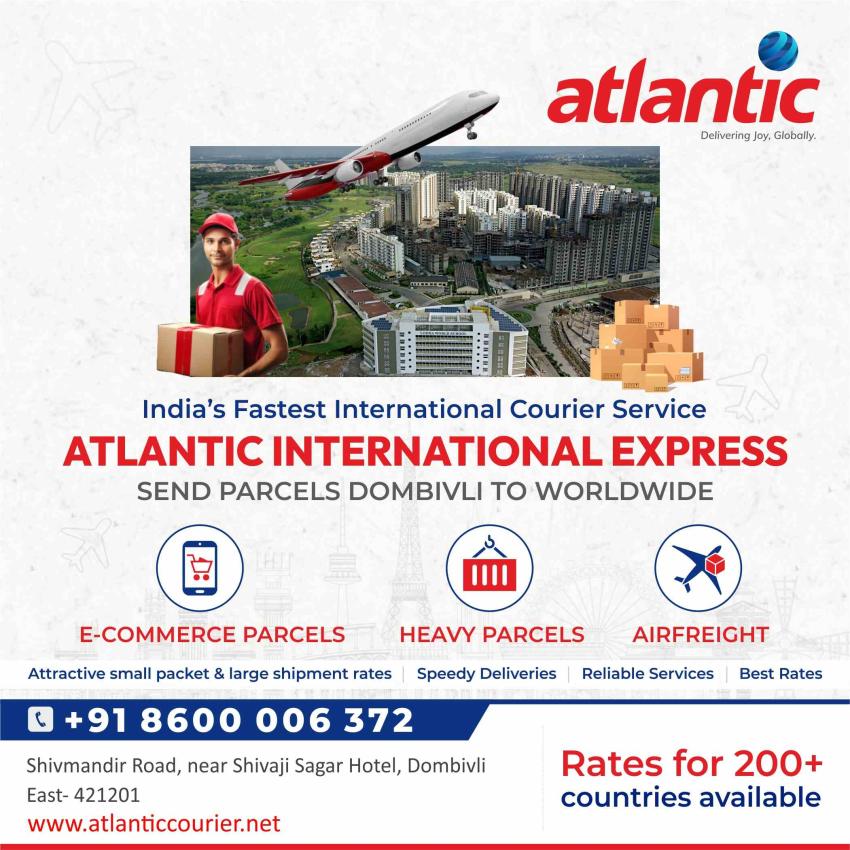 Express delivery with international couriers in Dombivli ensures fast, reliable e-commerce shipping.