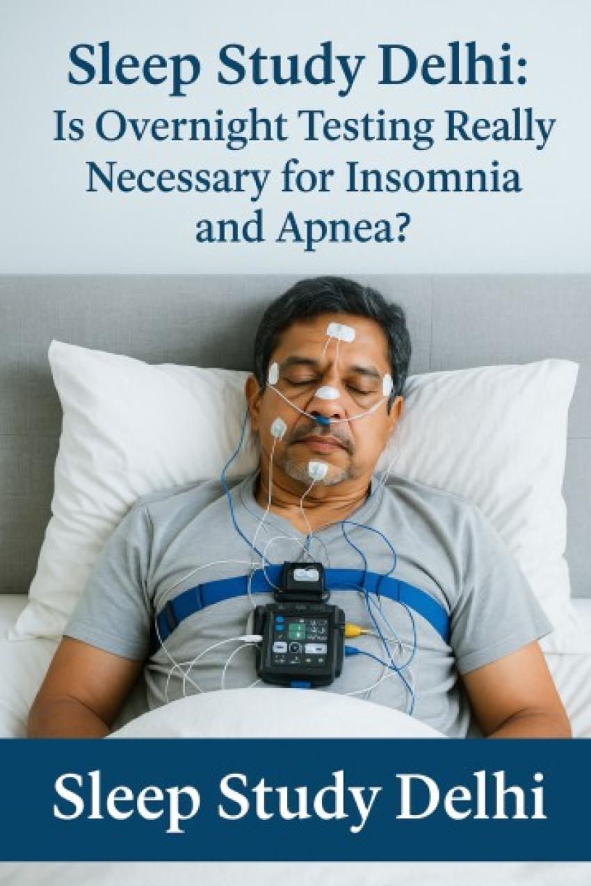 Sleep Study Delhi: Is Overnight Testing Really Necessary for Insomnia and Apnea?