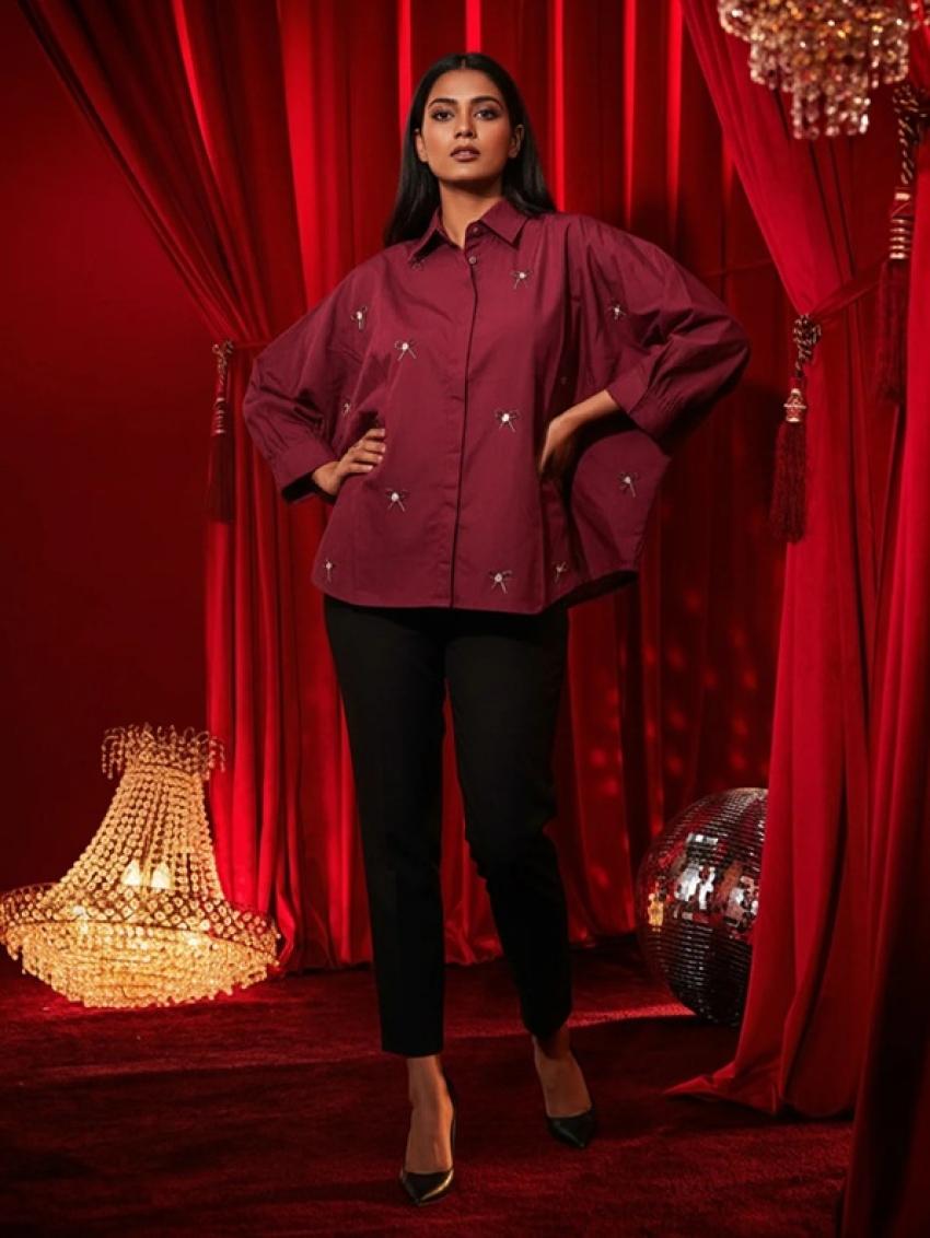 Mirange Shirt – Classy and Stylish Party Wear for Ladies