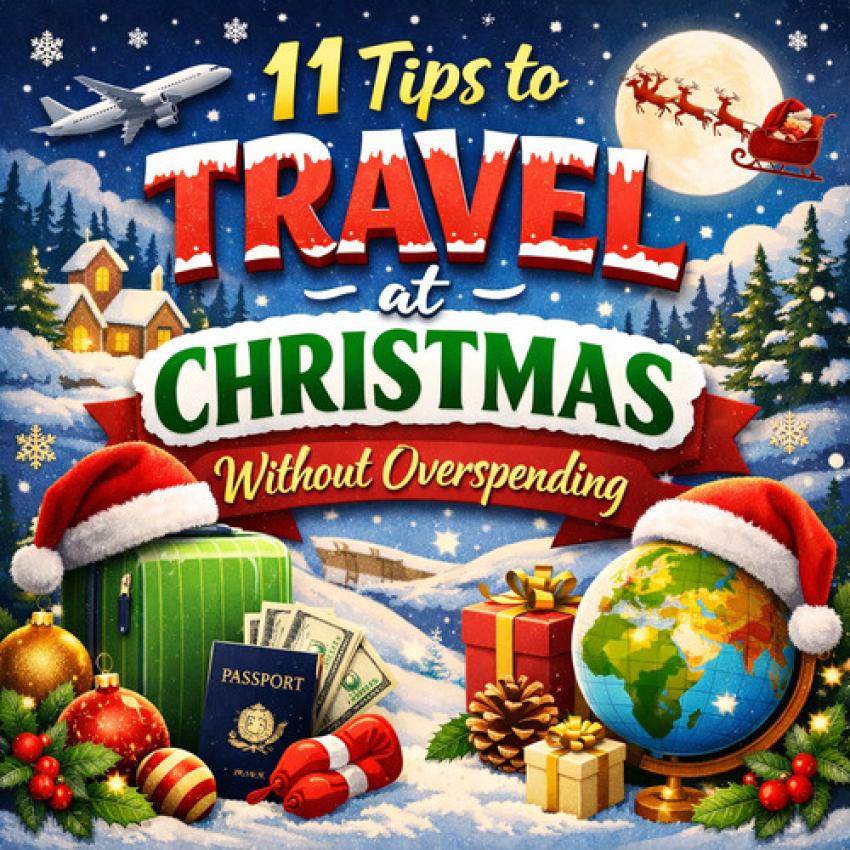 11 Tips to Travel at Christmas Without Overspending