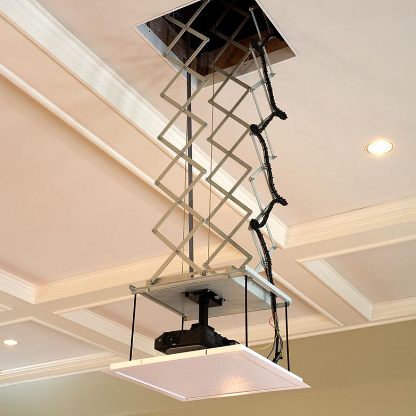 How Draper Scissor Lift SL Projector Lifts Create Clean, Professional AV Installations