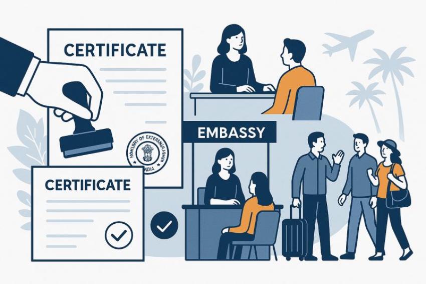 Delhi HRD Attestation, Chennai UAE Embassy & Apostille Services in Bangalore