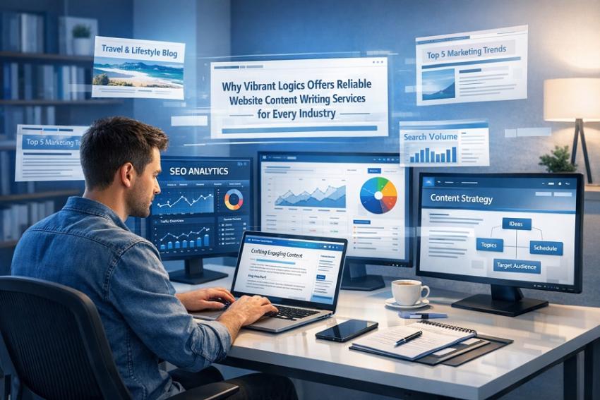 Why Vibrant Logics Offers Reliable Website Content Writing Services for Every Industry