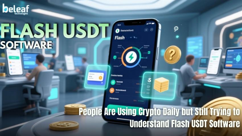 People Are Using Crypto Daily but Still Trying to Understand Flash USDT Software