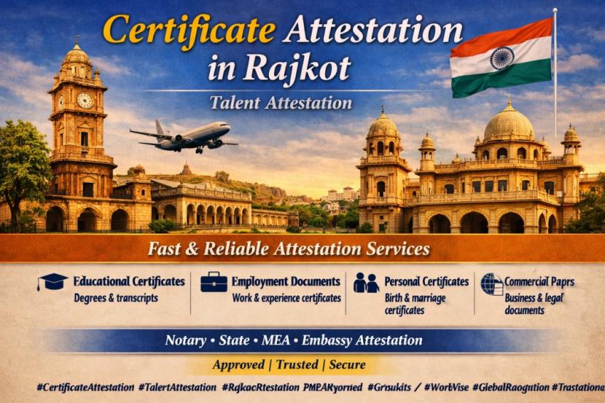 Certificate Attestation in Rajkot