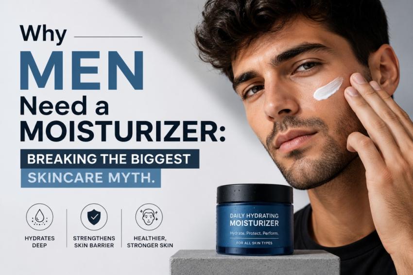 Why Men Need a Moisturizer: Breaking the Biggest Skincare Myth.