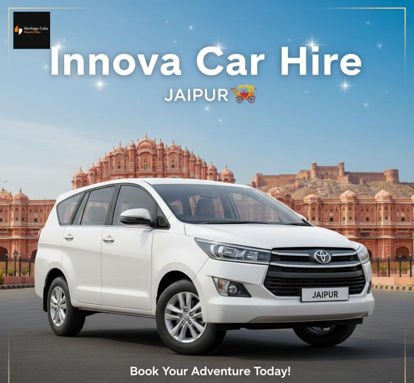 Why Tourists Prefer Innova Crysta Car Rental in Jaipur for Rajasthan Road Trips