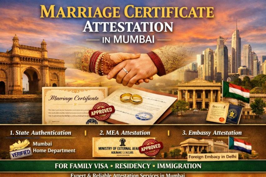 Marriage Certificate Attestation in Mumbai