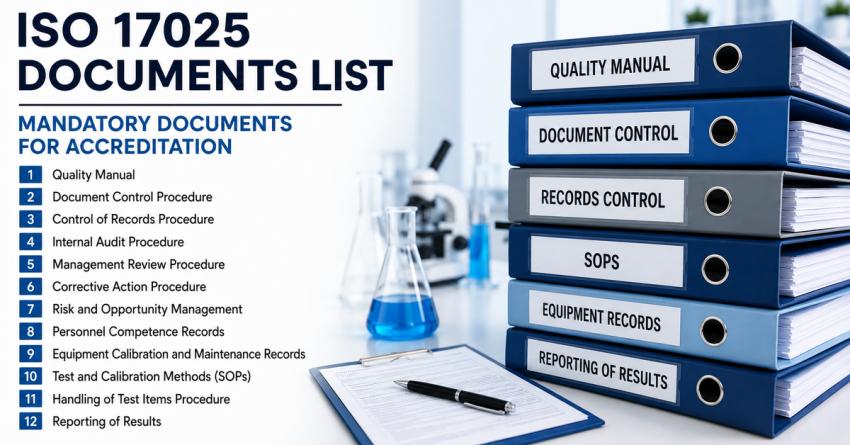 ISO 17025 Documents List: Mandatory Documents for Accreditation