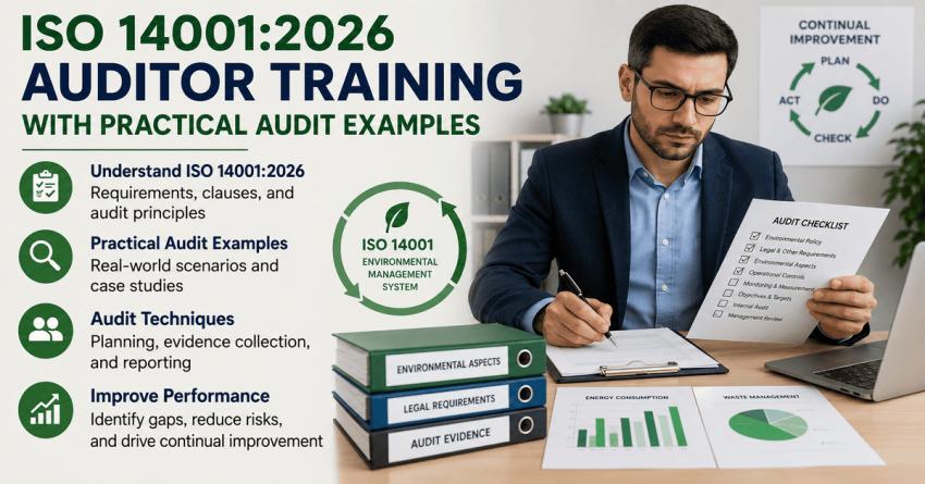 ISO 14001-2026 Auditor Training With Practical Audit Examples