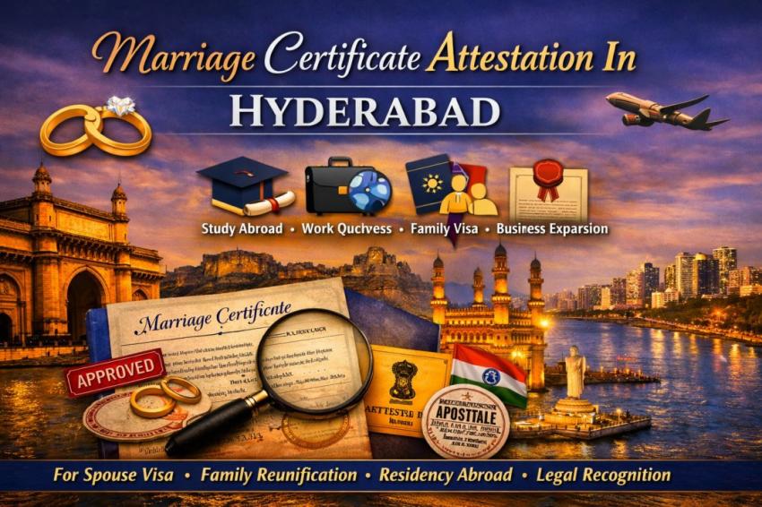 Marriage Certificate Attestation in Hyderabad