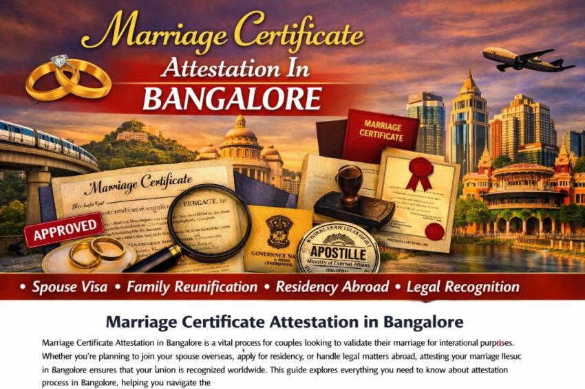 Marriage Certificate Attestation In Bangalore