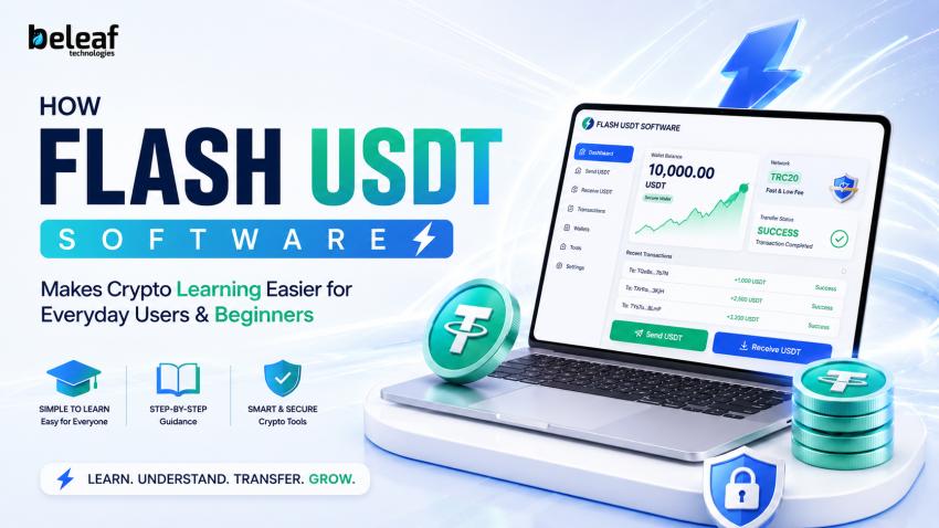 How Flash USDT Software Makes Crypto Learning Easier for Everyday Users and Beginners
