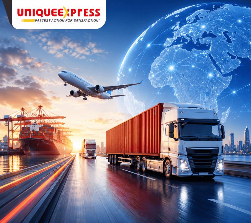 What freight courier services in Kochi provide door-to-door pickup and delivery?