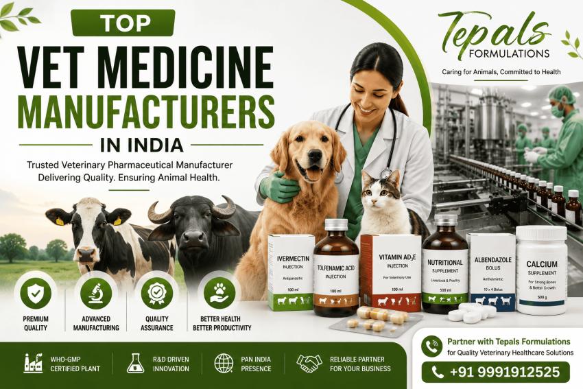Why Choosing the Right Vet Medicine Manufacturers Matters for Animal Healthcare