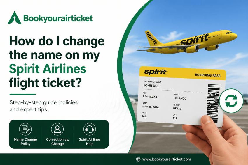 A Guide To Understand Spirit Airlines Name Change Policy