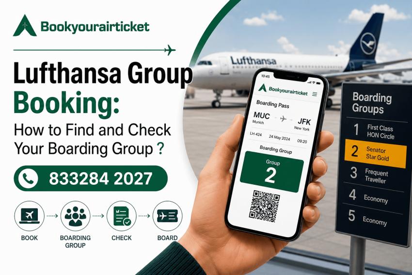 Lufthansa Group Booking: How to Find and Check Your Boarding Group