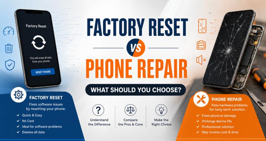 Factory Reset vs Phone Repair – What Should You Choose