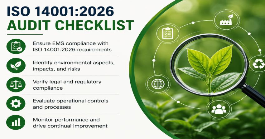 ISO 14001:2026 Audit Checklist: Everything You Need to Know