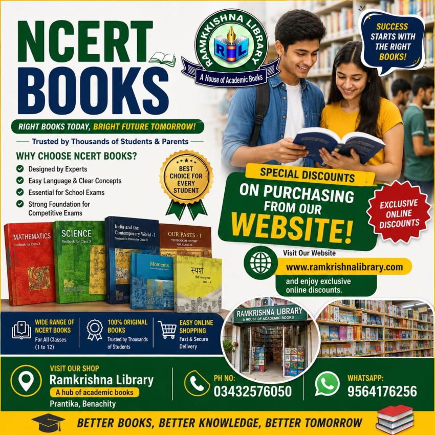 You’re Guide to Buying Academic Books in Durgapur: Everything Ramkrishna Library Offers