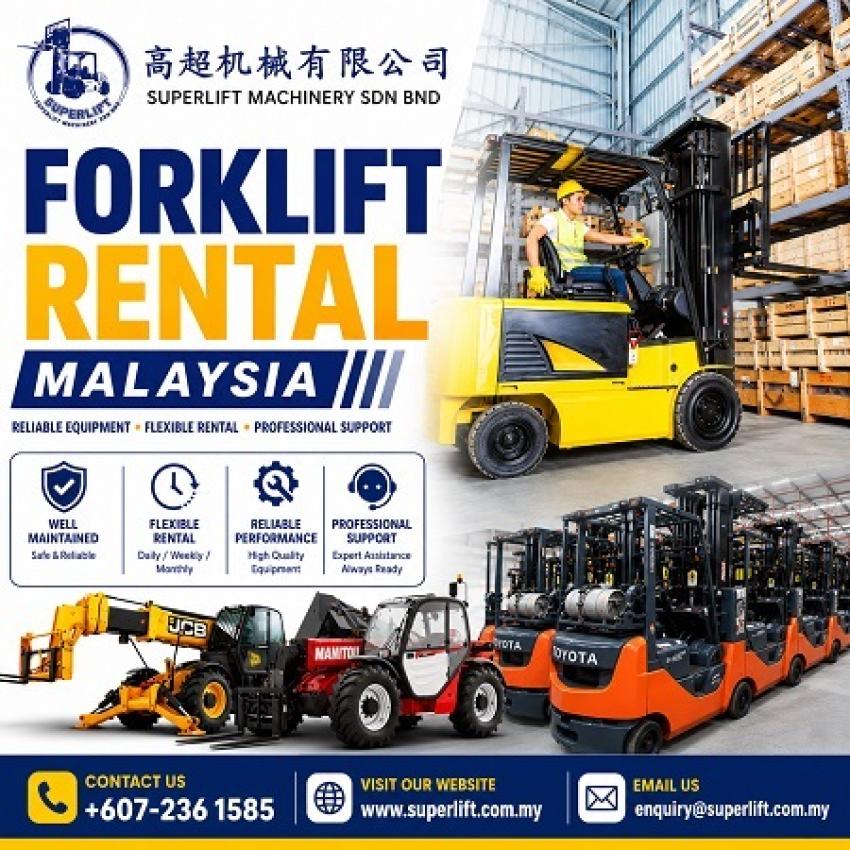 How Forklift Rental in Malaysia Reduces Operational Business Costs