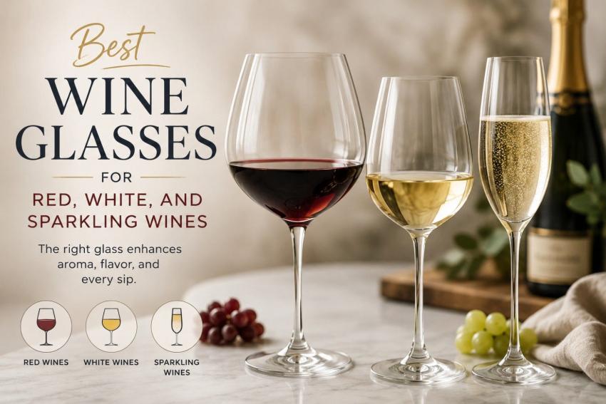 Best Wine Glasses for Red, White, and Sparkling Wines