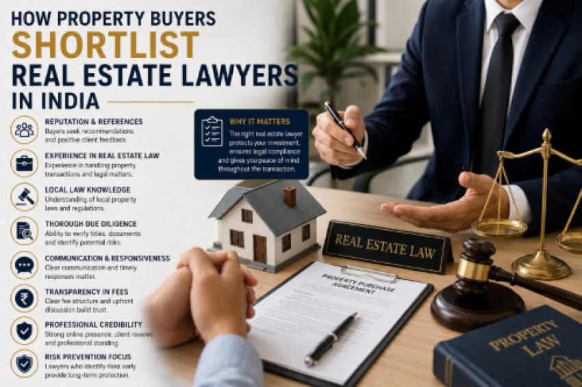 How Property Buyers Shortlist Real Estate Lawyers in India