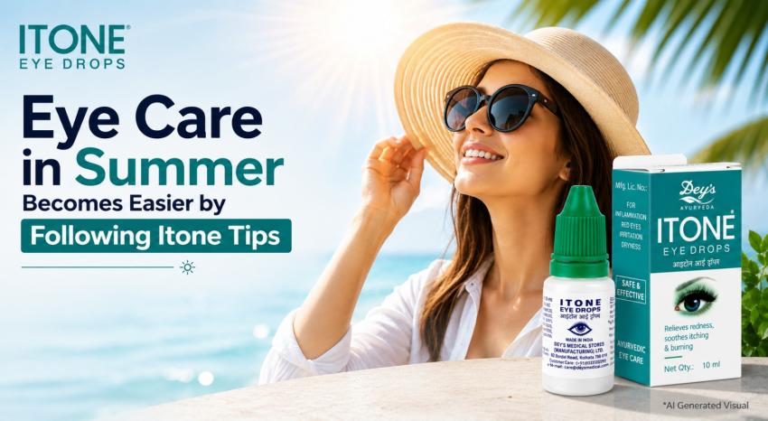Eye Care in Summer Becomes Easier by Following Itone Tips