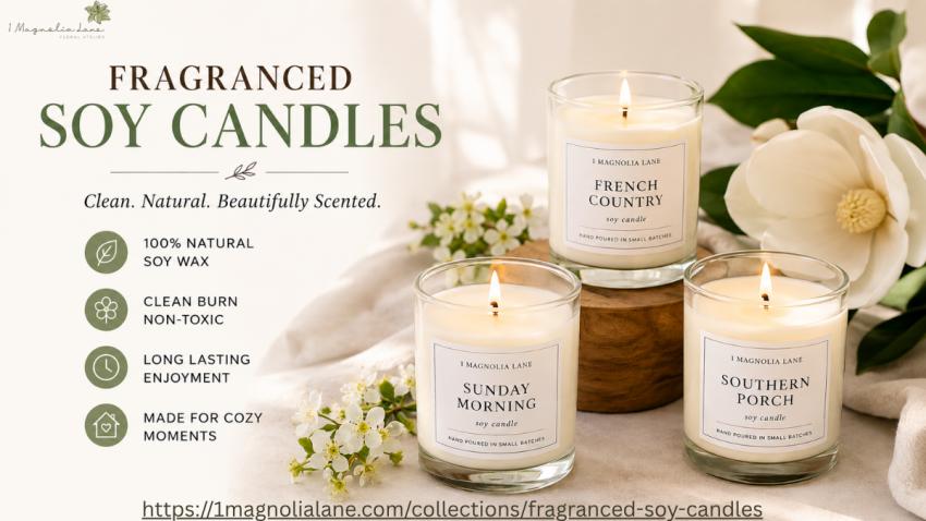 Fragranced Soy Candles Are the Perfect Luxury Home Decor Choice
