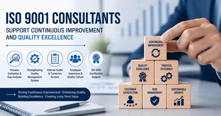 How ISO 9001 Consultants Support Continuous Improvement and Quality Excellence