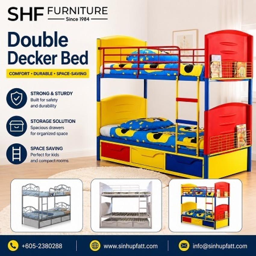 How Double Decker Bed Designs Help Maximize Space in Malaysian Homes