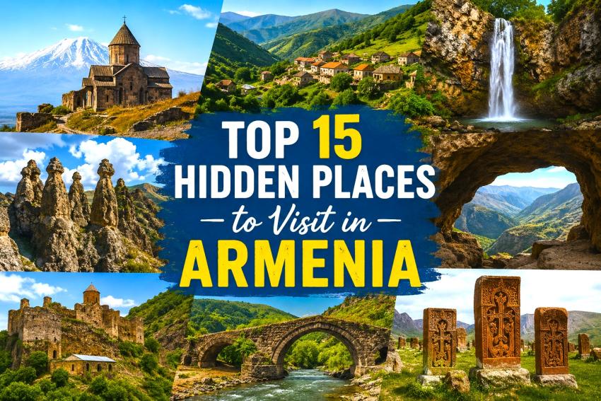 Top 15 Hidden Places to Visit in Armenia After Getting Your Armenia eVisa