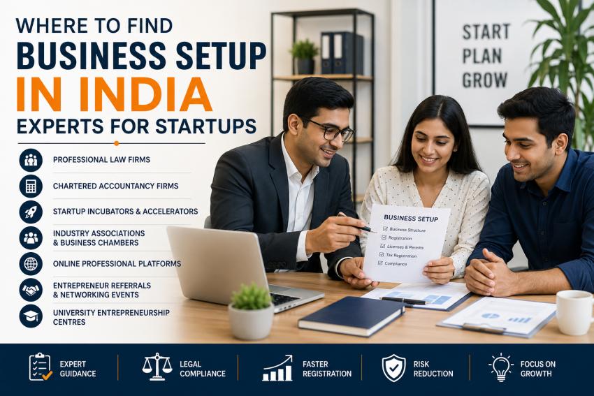 Where to Find Business Setup in India Experts for Startups