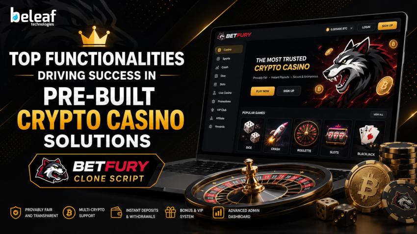 Top Functionalities Driving Success in Pre-Built Crypto Casino Solutions