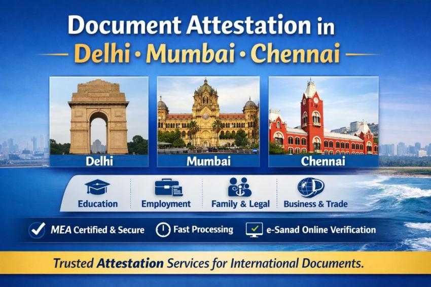 Document Attestation in Delhi - Talent